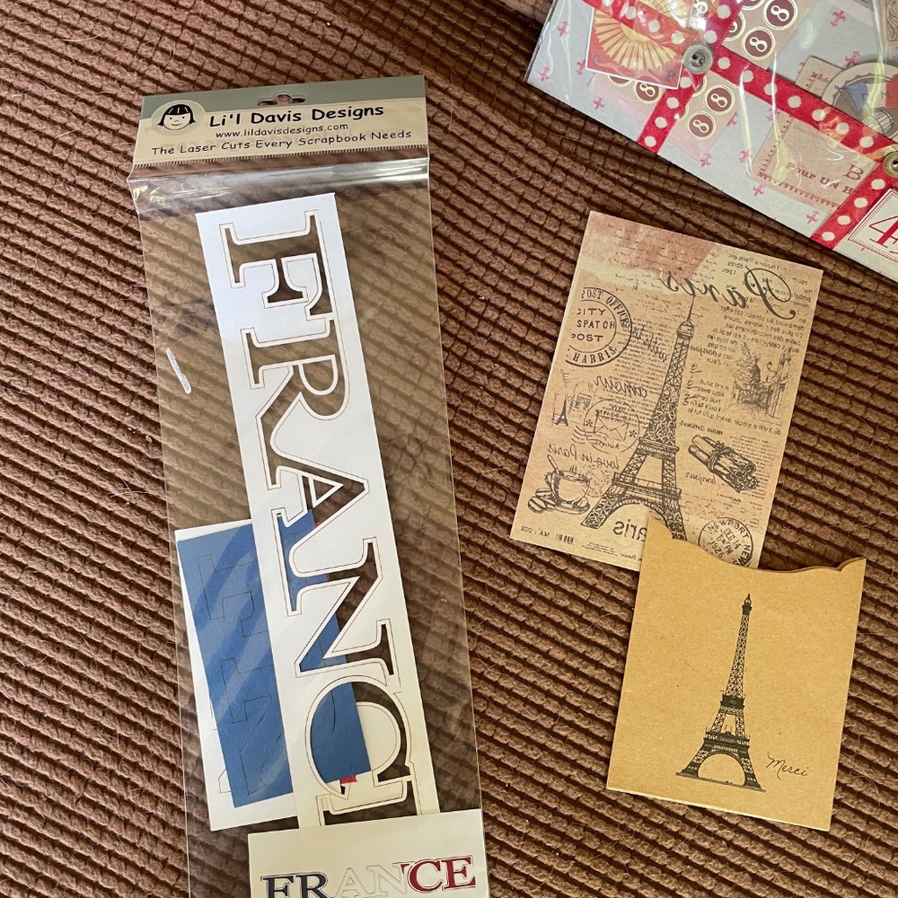 Jolee Boutique Paris Ephemera Collection for junk journals, scrapbooks, collages - Picture 11 of 12